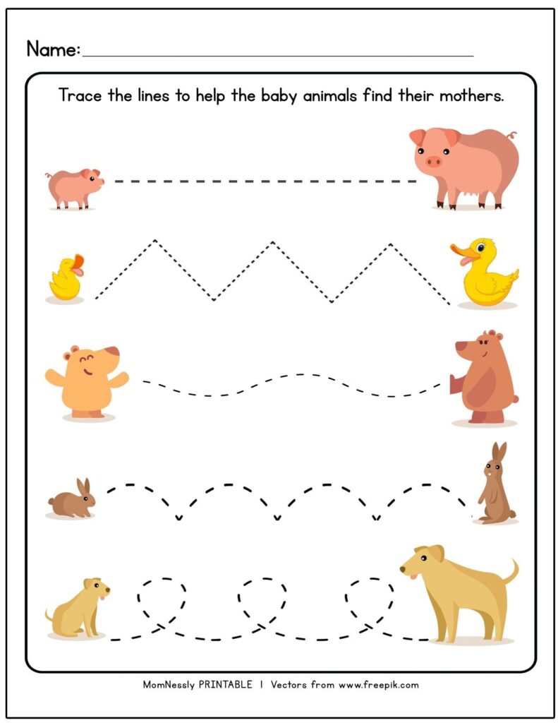 Printable Tracing Worksheets