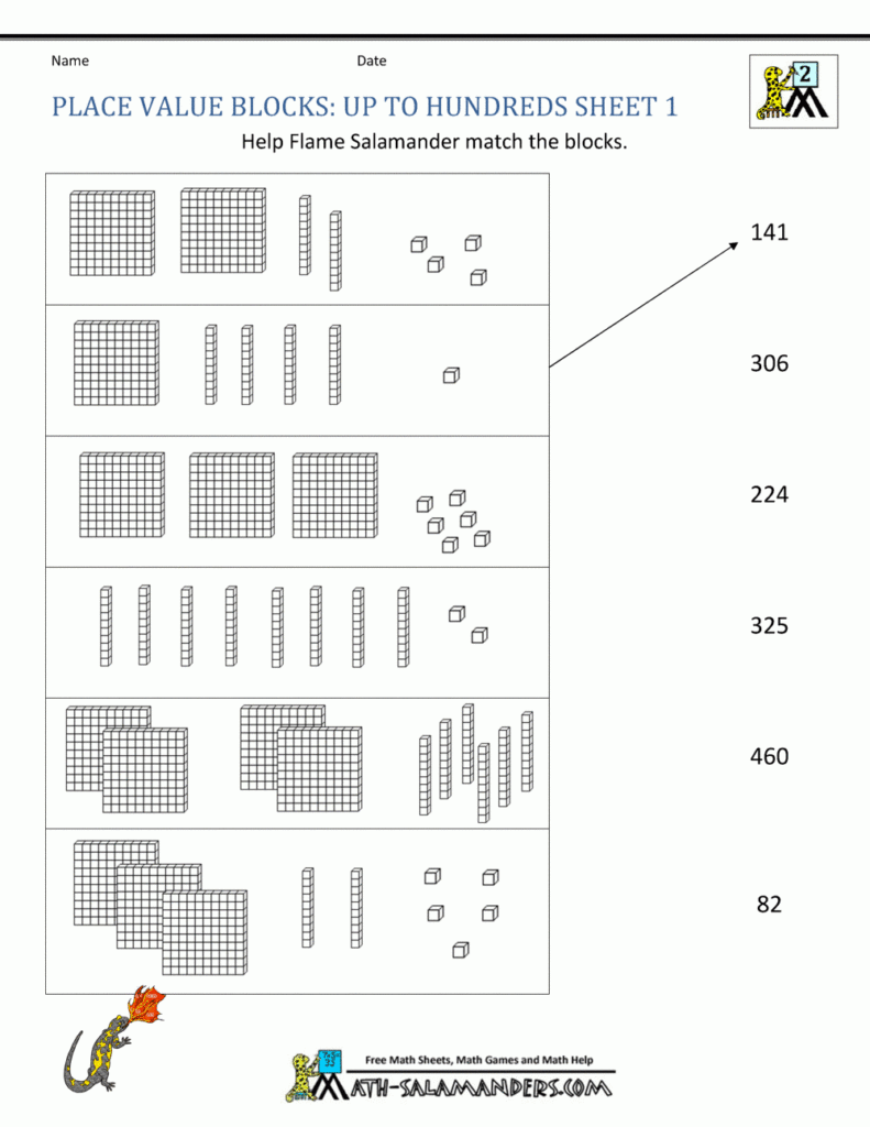 Second Grade 2nd Grade Place Value Worksheets