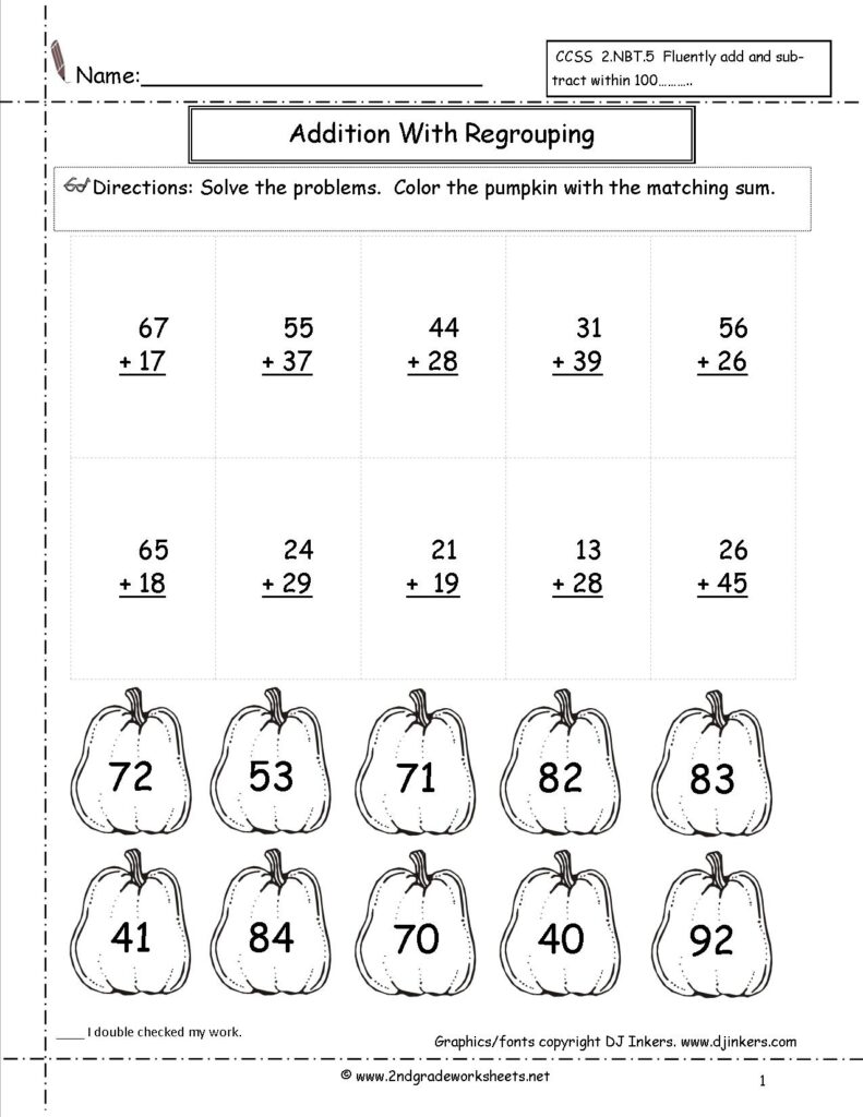 Second Grade Math Pdf